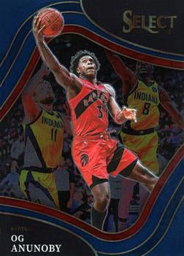 #231 OG Anunoby - Toronto Raptors - 2021-22 Panini Select - Blue Basketball