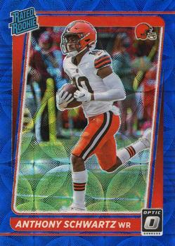 #231 Anthony Schwartz - Cleveland Browns - 2021 Donruss Optic - Blue Scope Football