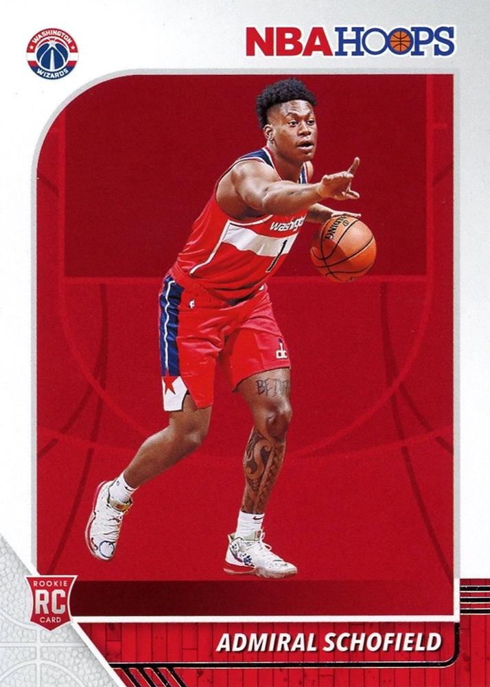 #231 Admiral Schofield - Washington Wizards - 2019-20 Hoops Basketball
