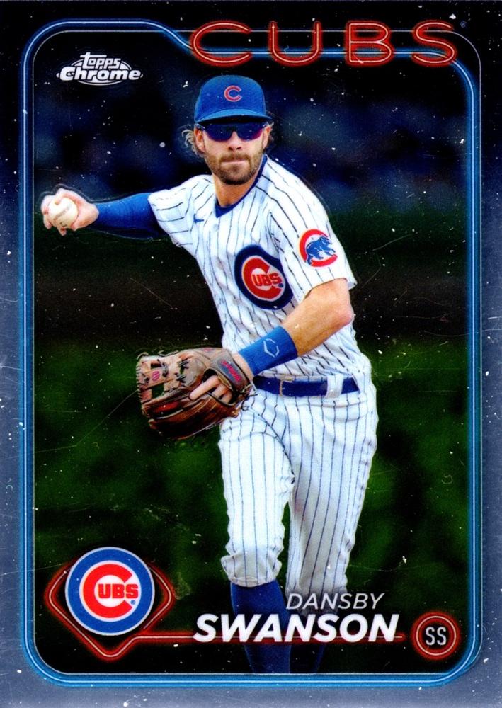 #231 Dansby Swanson - Chicago Cubs - 2024 Topps Chrome Baseball