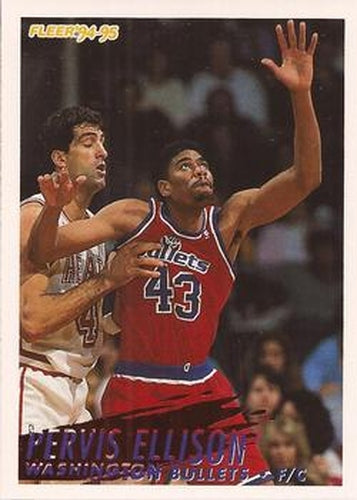 #232 Pervis Ellison - Washington Bullets - 1994-95 Fleer Basketball