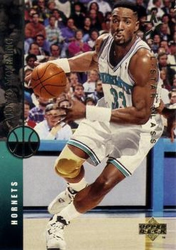 #232 Alonzo Mourning - Charlotte Hornets - 1994-95 Upper Deck Basketball