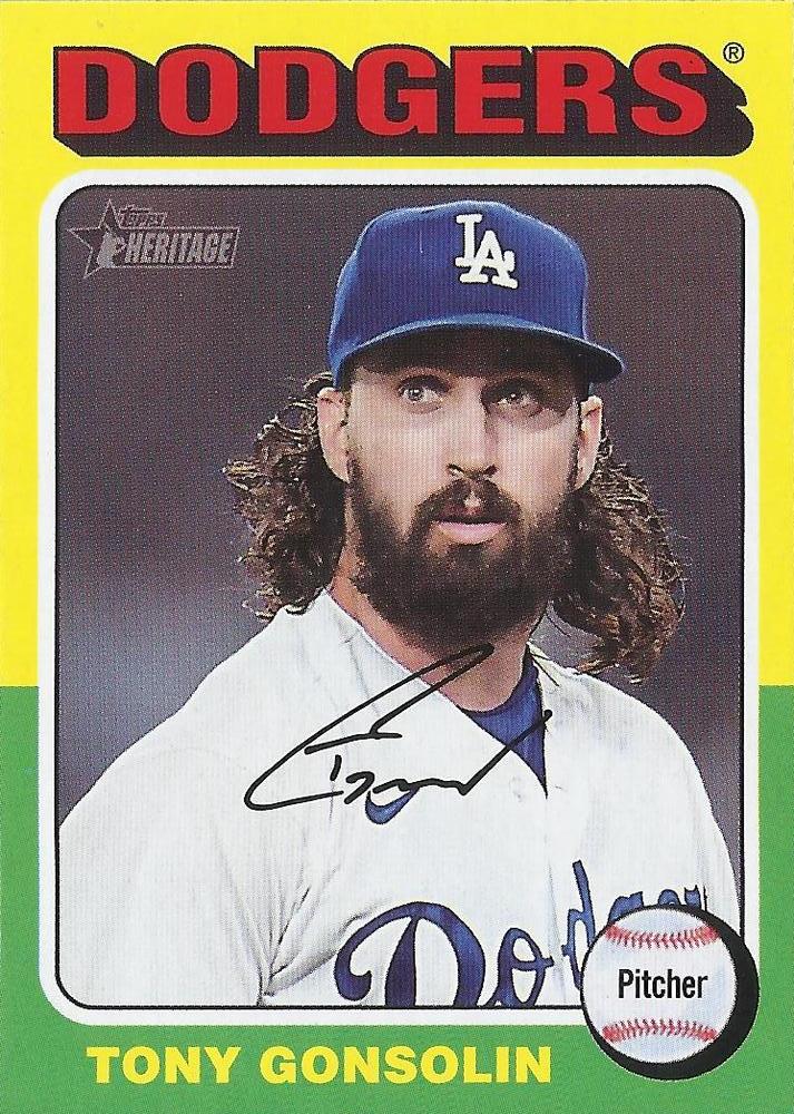 #232 Tony Gonsolin - Los Angeles Dodgers - 2024 Topps Heritage Baseball