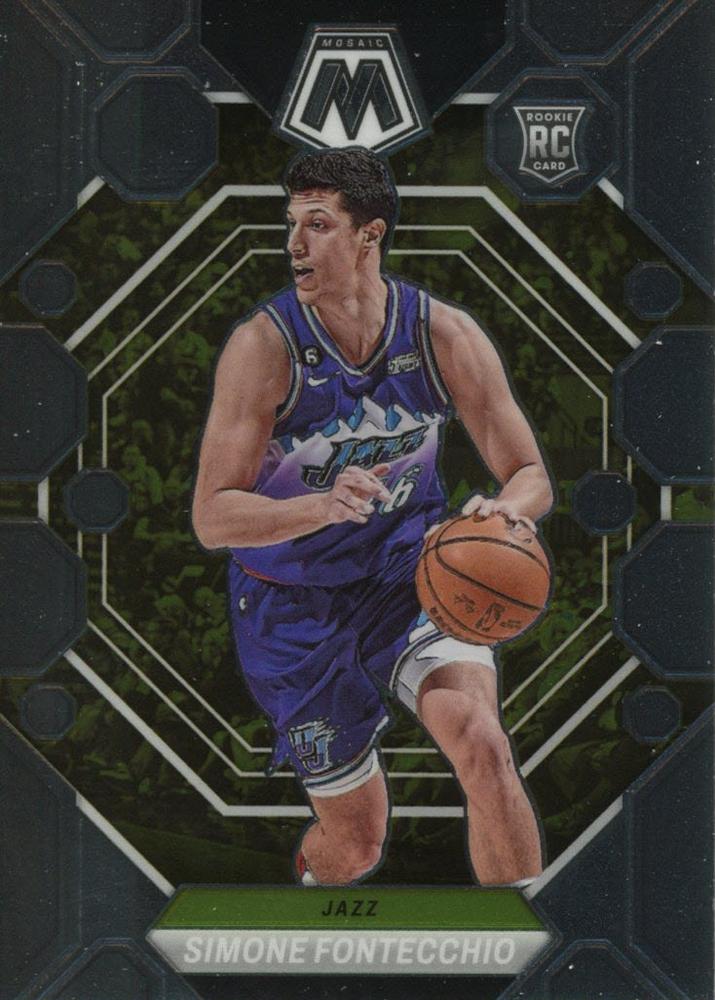 #232 Simone Fontecchio - Utah Jazz - 2022-23 Panini Mosaic Basketball