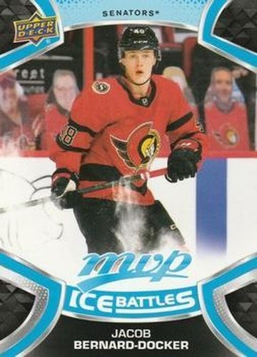 #232 Jacob Bernard-Docker - Ottawa Senators - 2021-22 Upper Deck MVP - Ice Battles Hockey