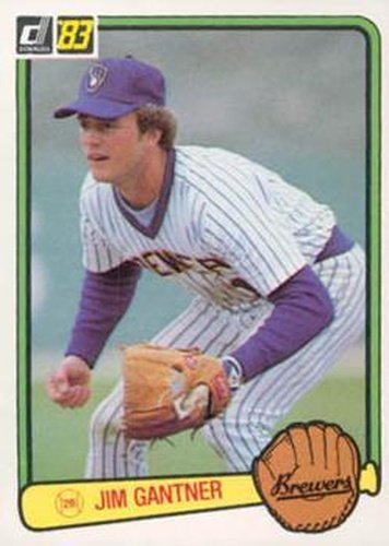 #232 Jim Gantner - Milwaukee Brewers - 1983 Donruss Baseball