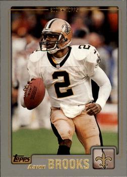 #232 Aaron Brooks - New Orleans Saints - 2001 Topps Football