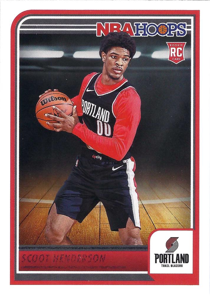 #232 Scoot Henderson - Portland Trail Blazers - 2023-24 Hoops Basketball
