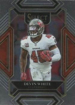 #232 Devin White - Tampa Bay Buccaneers - 2021 Panini Select Football