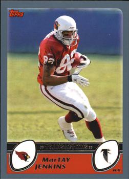 #233 Martay Jenkins - Atlanta Falcons - 2003 Topps Football