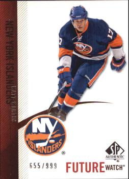#233 Matt Martin - New York Islanders - 2010-11 SP Authentic Hockey