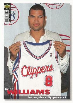 #233 Brian Williams - Los Angeles Clippers - 1995-96 Collector's Choice Basketball