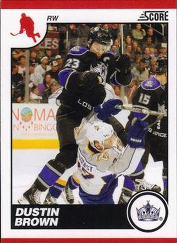 #233 Dustin Brown - Los Angeles Kings - 2010-11 Score Hockey