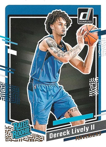 #233 Dereck Lively II - Dallas Mavericks - 2023-24 Donruss Basketball