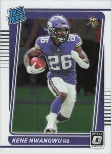 #233 Kene Nwangwu - Minnesota Vikings - 2021 Donruss Optic Football