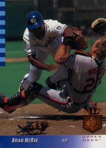 #233 Brian McRae - Kansas City Royals - 1993 SP Baseball