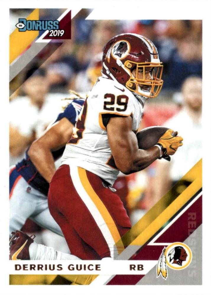 #233 Derrius Guice - Washington Redskins - 2019 Donruss Football
