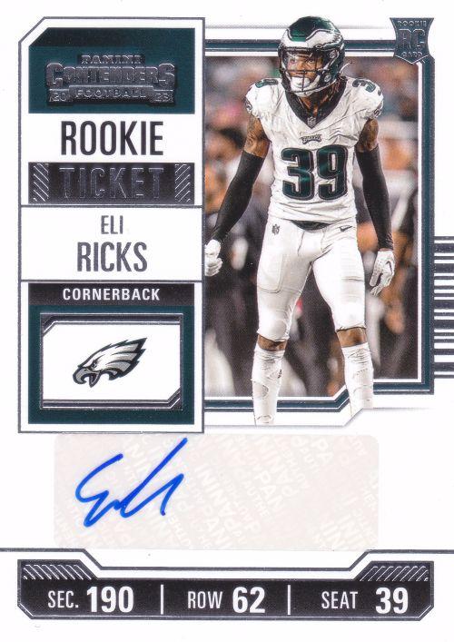 #233 Eli Ricks - Philadelphia Eagles - 2023 Panini Contenders Football