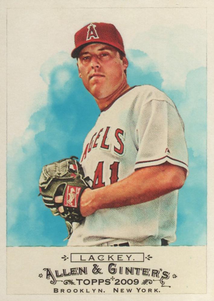 #233 John Lackey - Los Angeles Angels - 2009 Topps Allen & Ginter Baseball