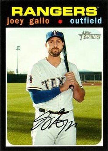 #233 Joey Gallo - Texas Rangers - 2020 Topps Heritage Baseball