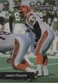 #233 James Francis - Cincinnati Bengals - 1993 Playoff Football