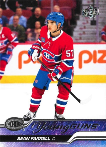 #234 Sean Farrell - Montreal Canadiens - 2023-24 Upper Deck Hockey
