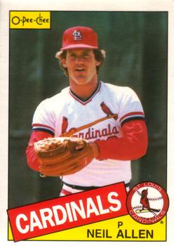 #234 Neil Allen - St. Louis Cardinals - 1985 O-Pee-Chee Baseball