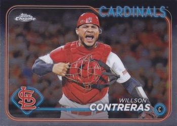 #234 Willson Contreras - St. Louis Cardinals - 2024 Topps Chrome Baseball