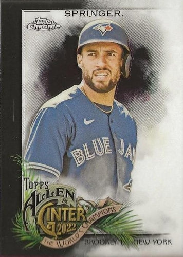 #234 George Springer - Toronto Blue Jays - 2022 Topps Allen & Ginter Chrome Baseball