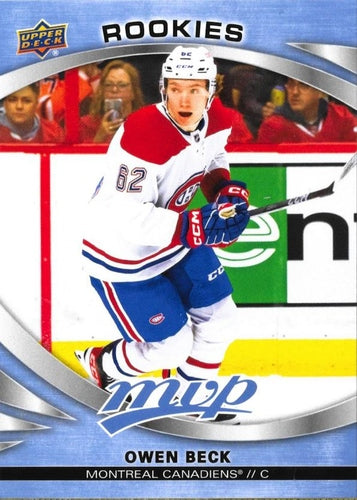 #234 Owen Beck - Montreal Canadiens - 2023-24 Upper Deck MVP - Ice Battles Hockey