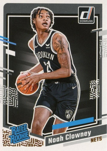 #234 Noah Clowney - Brooklyn Nets - 2023-24 Donruss Basketball