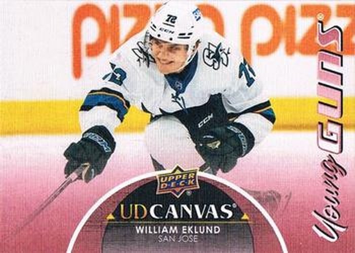 #C234 William Eklund - San Jose Sharks - 2021-22 Upper Deck - UD Canvas Hockey