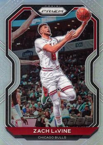 #234 Zach LaVine - Chicago Bulls - 2020-21 Panini Prizm - Silver Prizms Basketball