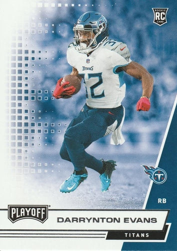 #234 Darrynton Evans - Tennessee Titans - 2020 Panini Playoff Football