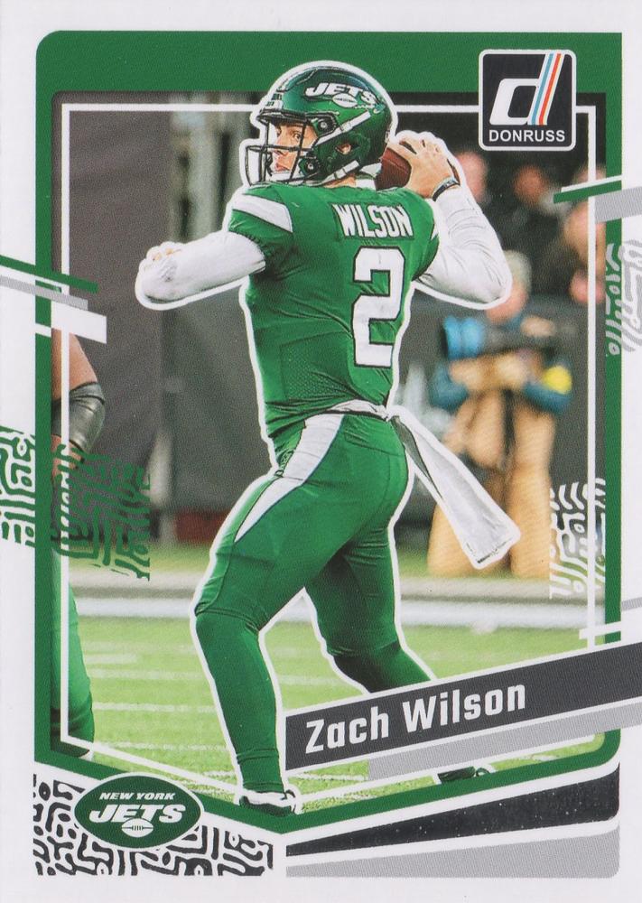 #235 Zach Wilson - New York Jets - 2023 Donruss Football