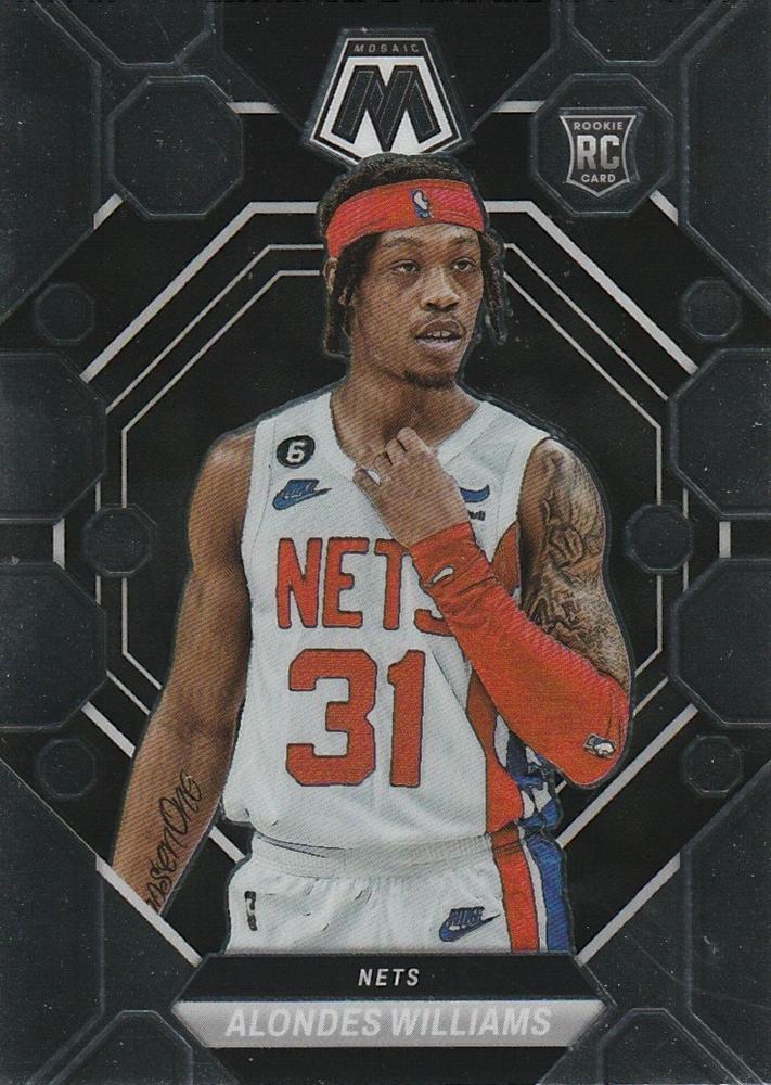 #235 Alondes Williams - Brooklyn Nets - 2022-23 Panini Mosaic Basketball