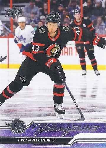 #235 Tyler Kleven - Ottawa Senators - 2023-24 Upper Deck Hockey