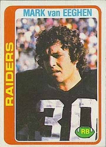 #235 Mark Van Eeghen - Oakland Raiders - 1978 Topps Football