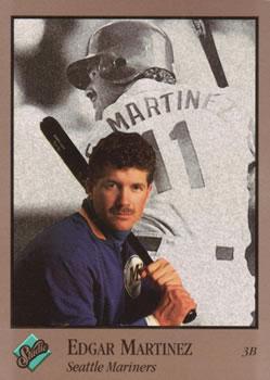 #235 Edgar Martinez - Seattle Mariners - 1992 Studio Baseball