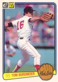 #235 Tom Burgmeier - Boston Red Sox - 1983 Donruss Baseball