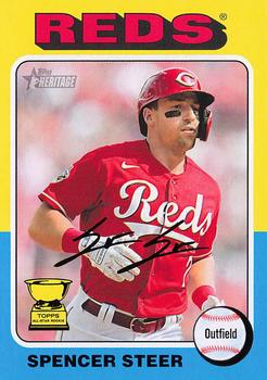 #235 Spencer Steer - Cincinnati Reds - 2024 Topps Heritage Baseball