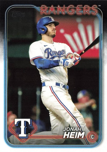 #235 Jonah Heim - Texas Rangers - 2024 Topps Baseball