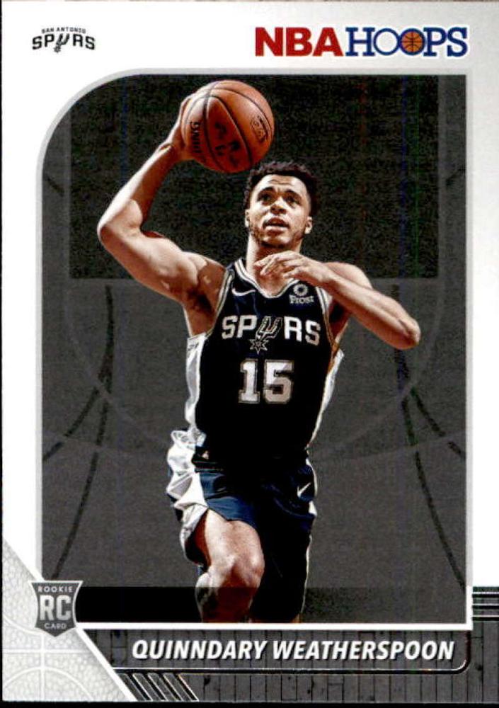 #236 Quinndary Weatherspoon - San Antonio Spurs - 2019-20 Hoops Basketball