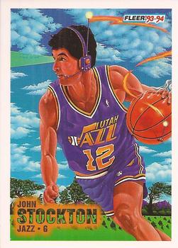 #236 John Stockton - Utah Jazz - 1993-94 Fleer Basketball