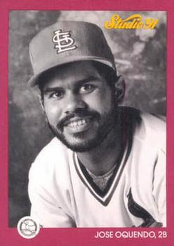 #236 Jose Oquendo - St. Louis Cardinals - 1991 Studio Baseball