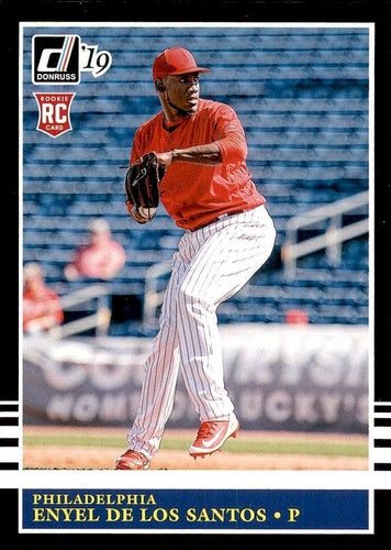 #236 Enyel De Los Santos - Philadelphia Phillies - 2019 Donruss Baseball