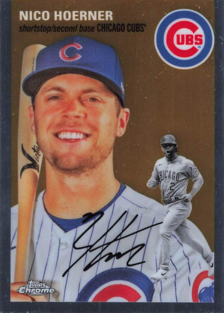 #236 Nico Hoerner - Chicago Cubs - 2023 Topps Chrome Platinum Anniversary Baseball