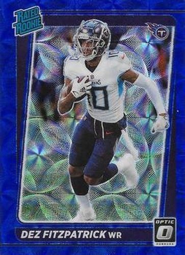 #236 Dez Fitzpatrick - Tennessee Titans - 2021 Donruss Optic - Blue Scope Football