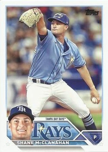 #236 Shane McClanahan - Tampa Bay Rays - 2023 Topps Baseball