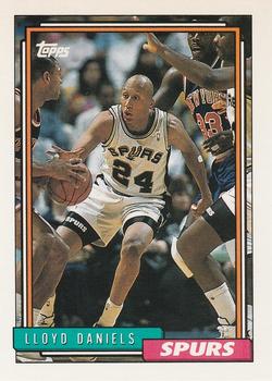 #236 Lloyd Daniels - San Antonio Spurs - 1992-93 Topps Basketball